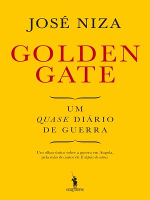cover image of Golden Gate  Um quase diário de guerra
